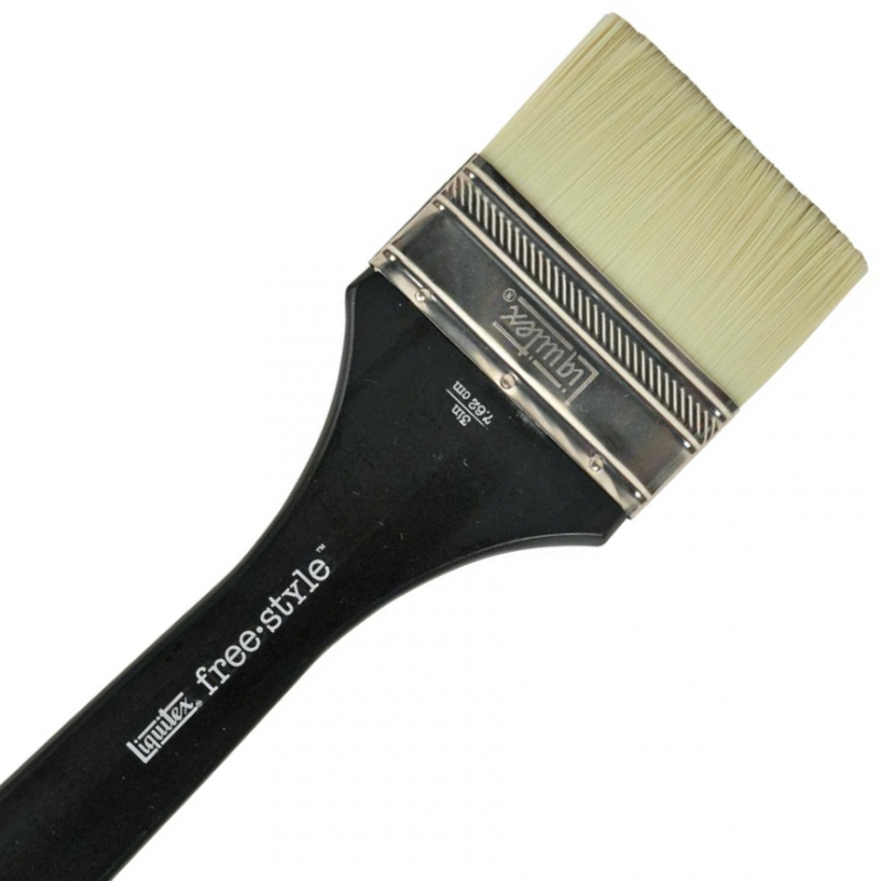 Freestyle Professional Long-Handled Broad Flat Brush