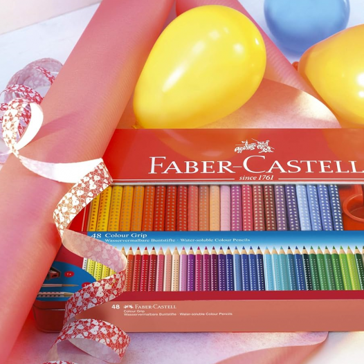 Colour Grip Pencil Tin + Accessories (51pc) Colour Grip Pencil Tin + Accessories (51pc)