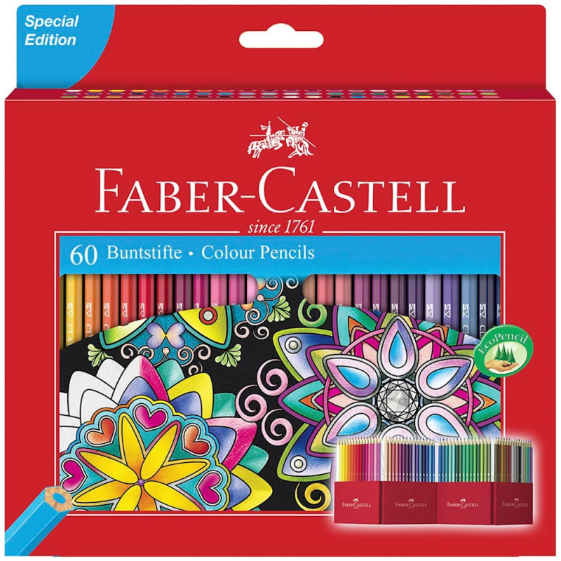 Colour Pencil Case (60pc)