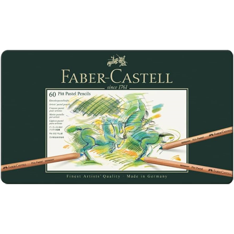 PITT Pastel Colour Pencil Tin (60pc)