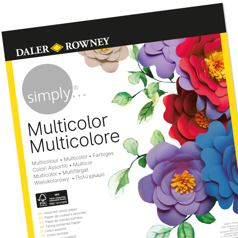 Simply A4 Multicolour Pad