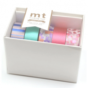 Washi Masking Tape Bright Gift Box (5pc) Washi Masking Tape Bright Gift Box (5pc)
