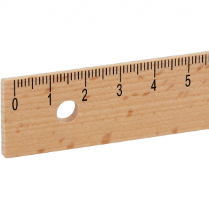 M+R 17cm Beech Ruler 3075 M+R 17cm Beech Ruler 3075