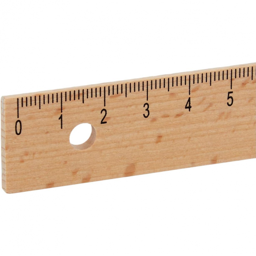 M+R 17cm Beech Ruler 3075 M+R 17cm Beech Ruler 3075