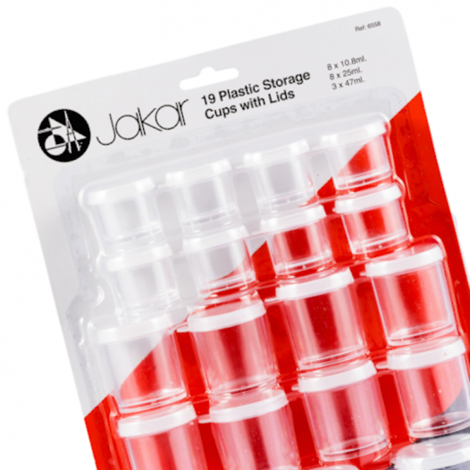 Plastic Storage Cup Pack 6558 (19pc) Plastic Storage Cup Pack 6558 (19pc)