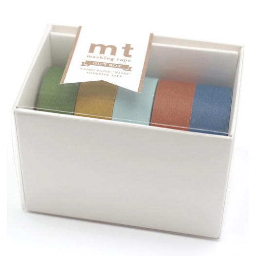 Washi Masking Tape Matte Gift Box (5pc) Washi Masking Tape Matte Gift Box (5pc)