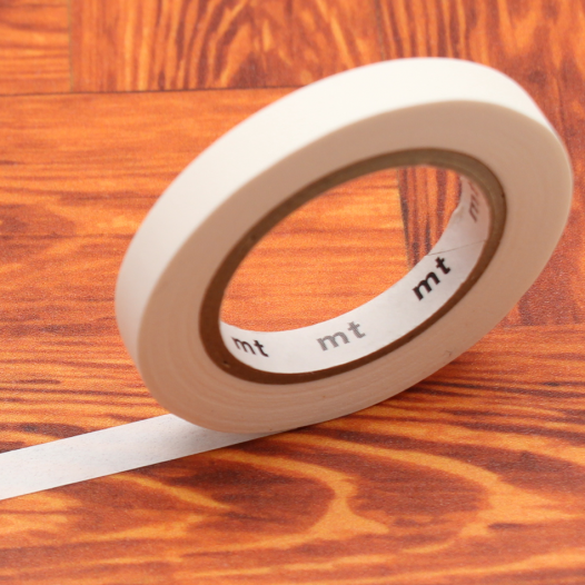 Washi Masking Tape Matte White Slim Set (3pc) Washi Masking Tape Matte White Slim Set (3pc)