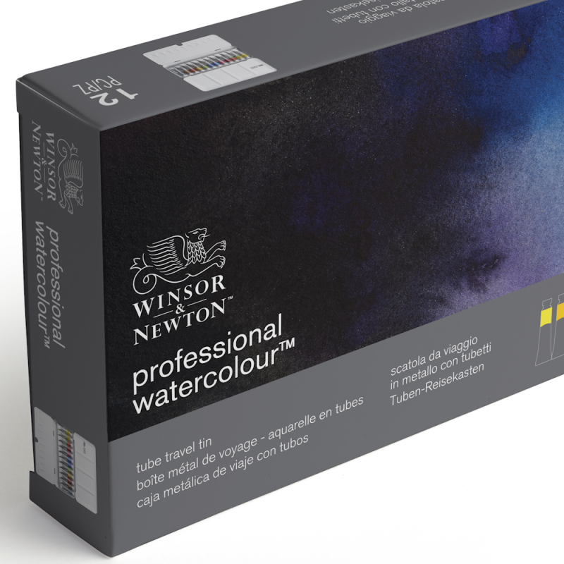 Professional Watercolour Travel Tin