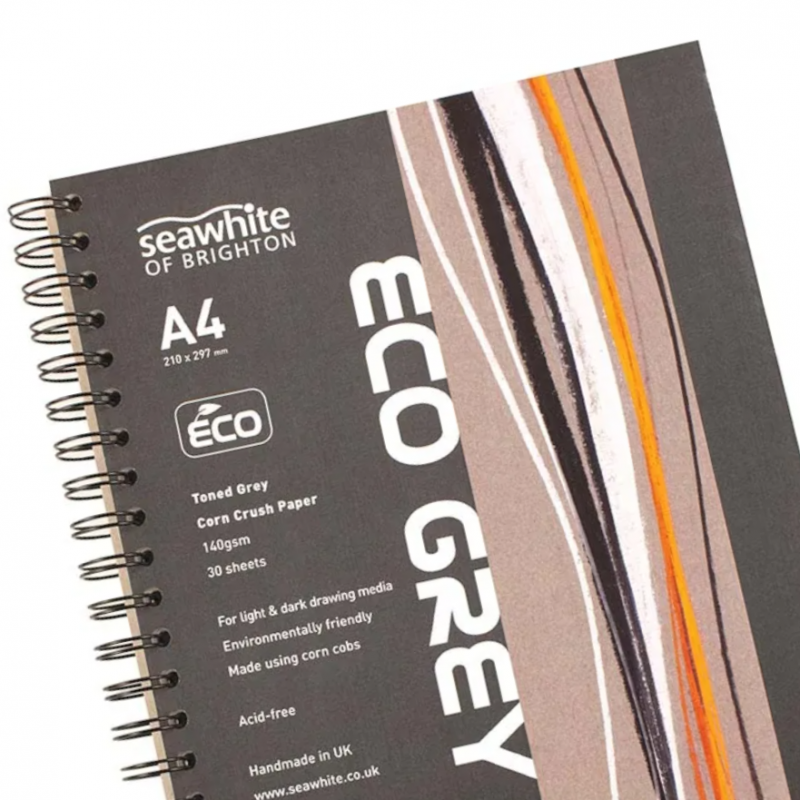 ECO Grey A4 Spiral Sketchbook