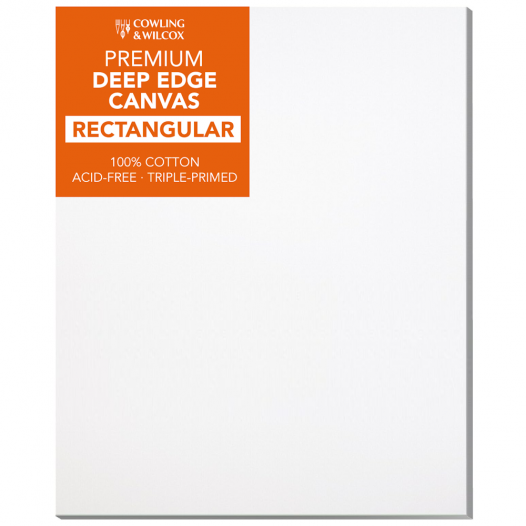 Cotton Deep Edge Rectangular Canvas Pack (3pc) Cotton Deep Edge Rectangular Canvas Pack (3pc)