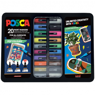 POSCA Marker Pop Colour Tin (20pc)