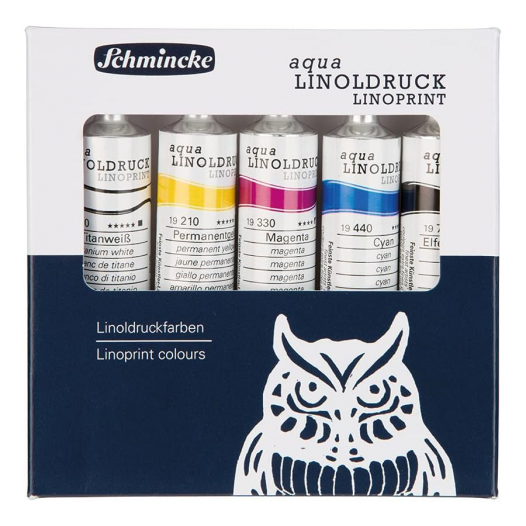 Aqua Linoprint Ink Set (5 x 20ml) Aqua Linoprint Ink Set (5 x 20ml)
