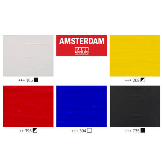 Amsterdam Standard Acrylic Mixing Set (5 x 120ml) Amsterdam Standard Acrylic Mixing Set (5 x 120ml)
