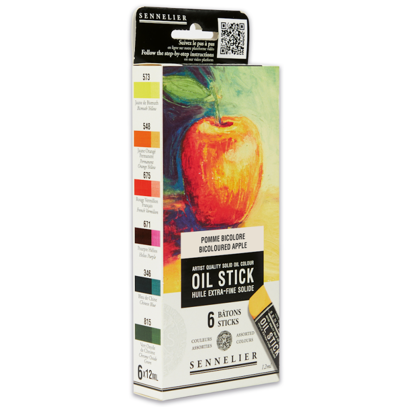 Artists' Mini Oil Stick Apple Still Life Set (6pc)