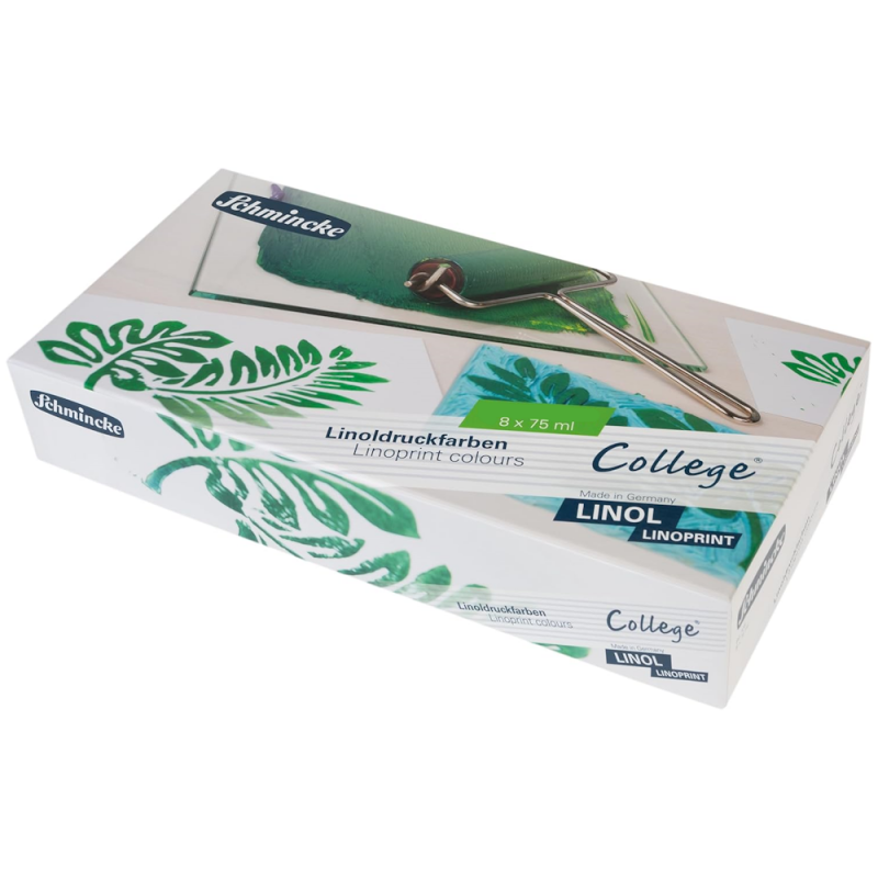 COLLEGE Linol Linoprinting Ink Set (8 x 75ml)