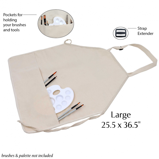 Large Natural Painter's Apron Large Natural Painter's Apron