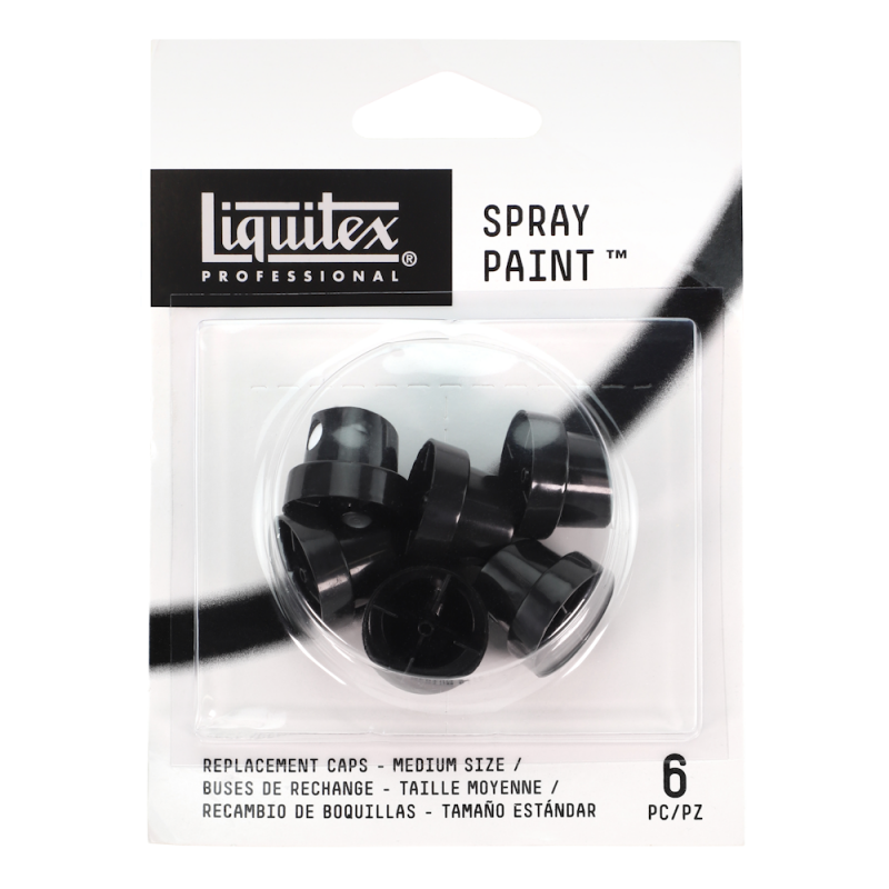 Professional Spray Paint Standard Caps (6pc)