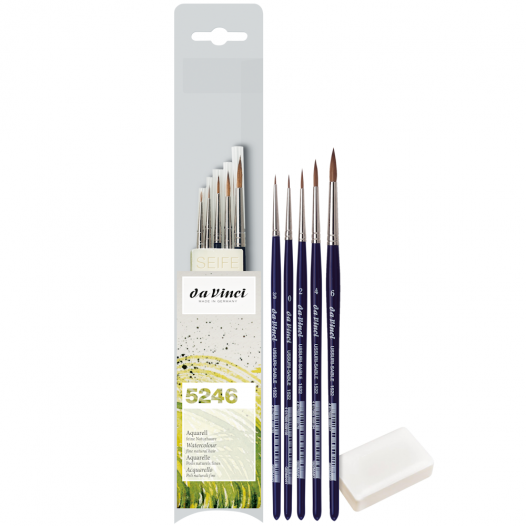 Red Sable Watercolour Brush Set 5246 (6pc) Red Sable Watercolour Brush Set 5246 (6pc)