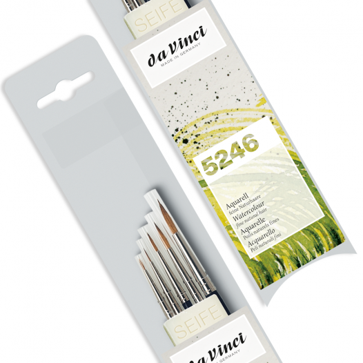 Red Sable Watercolour Brush Set 5246 (6pc) Red Sable Watercolour Brush Set 5246 (6pc)