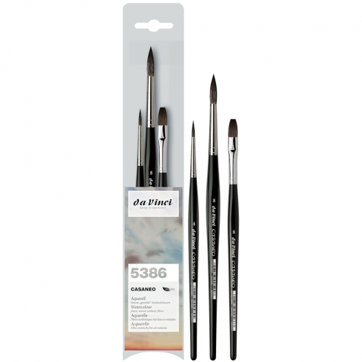 Casaneo Watercolour Brush Set 5386 (3pc) Casaneo Watercolour Brush Set 5386 (3pc)
