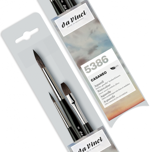 Casaneo Watercolour Brush Set 5386 (3pc) Casaneo Watercolour Brush Set 5386 (3pc)