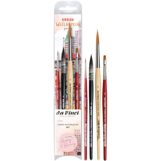 Urban Watercolour Brush Set 5601 (4pc) Urban Watercolour Brush Set 5601 (4pc)