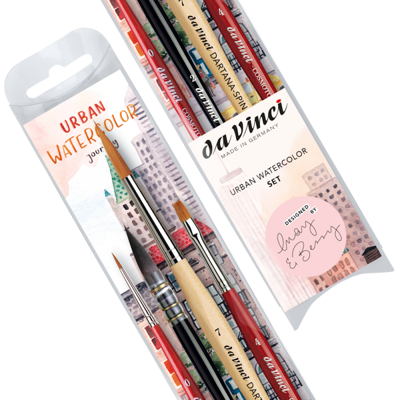 Urban Watercolour Brush Set 5601 (4pc)