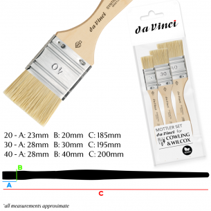 Exclusive Da Vinci Mottler Brush Set Exclusive Da Vinci Mottler Brush Set