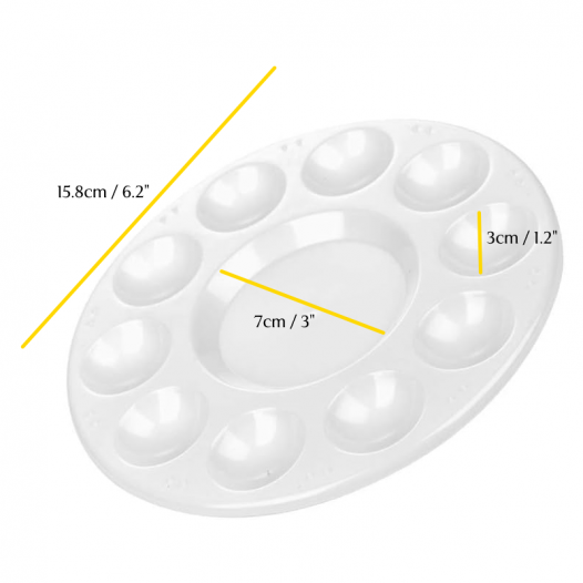 Plastic Circle Palette Plastic Circle Palette