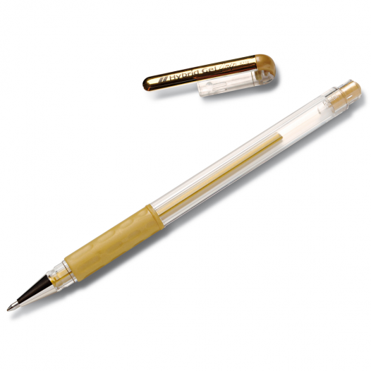 Hybrid Gel Grip 0.8mm Gold Pen Hybrid Gel Grip 0.8mm Gold Pen