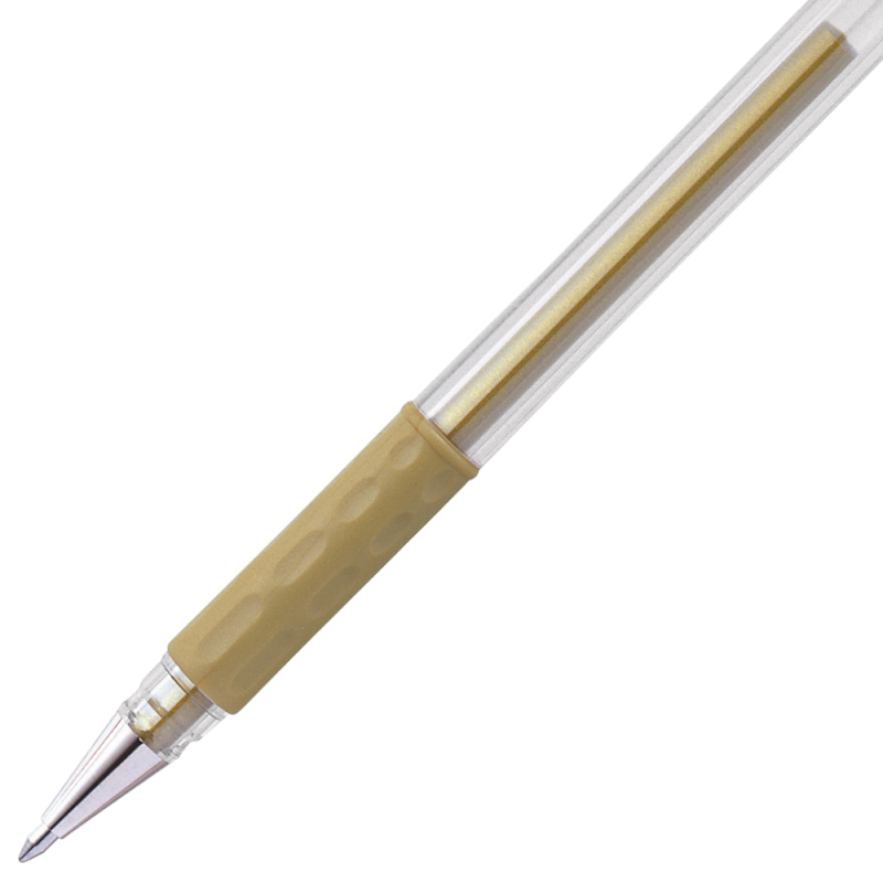 Hybrid Gel Grip 0.8mm Gold Pen