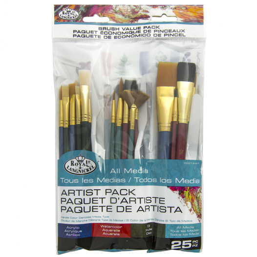 All-Media Variety Brush Pack (25pc) All-Media Variety Brush Pack (25pc)