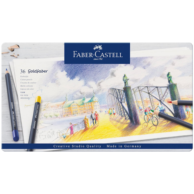 Goldfaber Colour Pencil Tin (36pc)