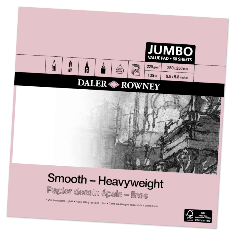 Smooth Heavyweight Square Jumbo Pad