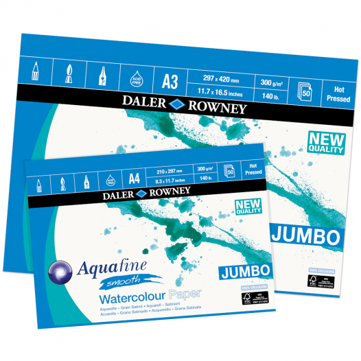 Aquafine Smooth Watercolour Jumbo Pads Aquafine Smooth Watercolour Jumbo Pads