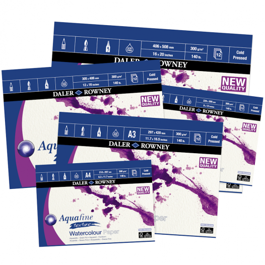 Aquafine Texture Watercolour Pads Aquafine Texture Watercolour Pads