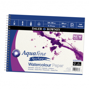 Aquafine Texture Watercolour Spiral Pads Aquafine Texture Watercolour Spiral Pads