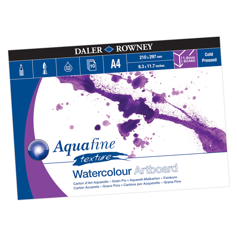Aquafine Texture Watercolour Artboard Pad