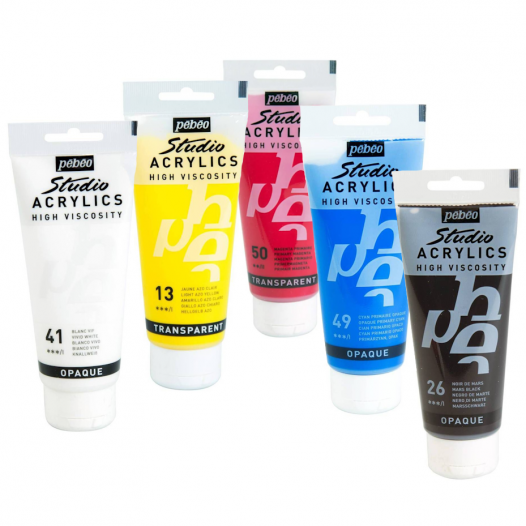 Studio Acrylics High Viscosity Primary Set Studio Acrylics High Viscosity Primary Set