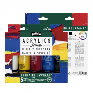 Studio Acrylics High Viscosity Primary Set Studio Acrylics High Viscosity Primary Set