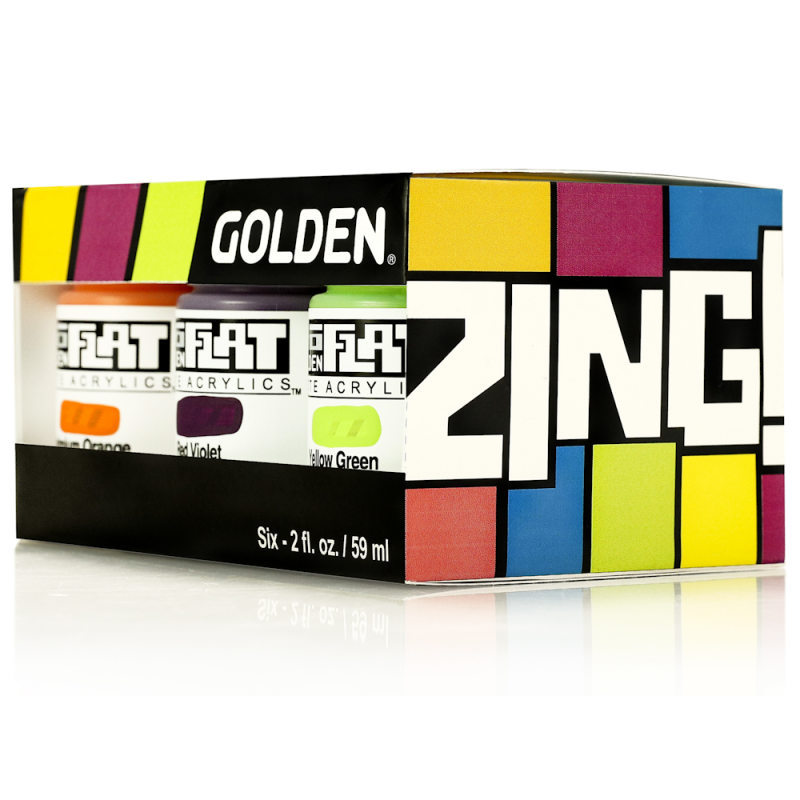 SoFlat Matte Acrylics ZING! Set