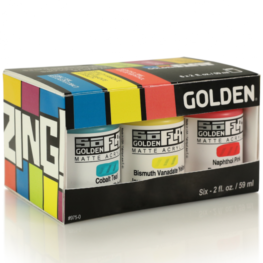SoFlat Matte Acrylics ZING! Set SoFlat Matte Acrylics ZING! Set