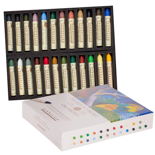 Artists' Oil Pastel Landscape Set (24pc)
