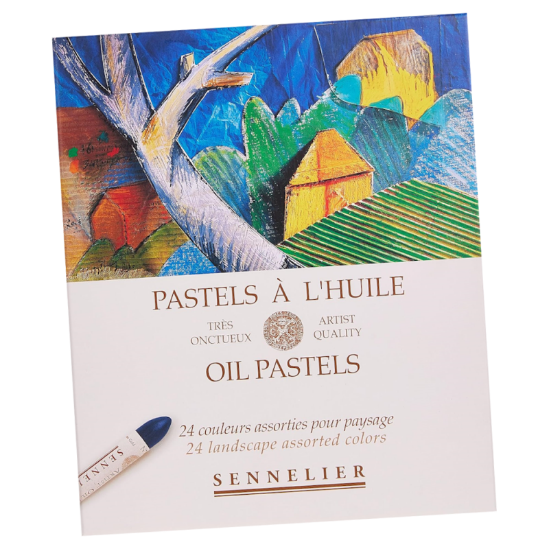 Oil Pastel Landscape Set (24pc)