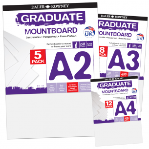 White Graduate Mountboard Packs White Graduate Mountboard Packs