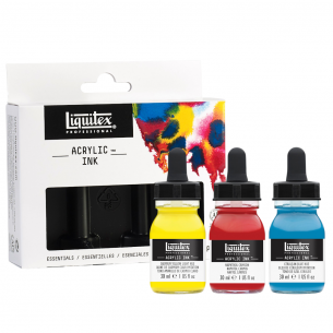 Pro Acrylic Ink Essentials Set (3pc) Pro Acrylic Ink Essentials Set (3pc)