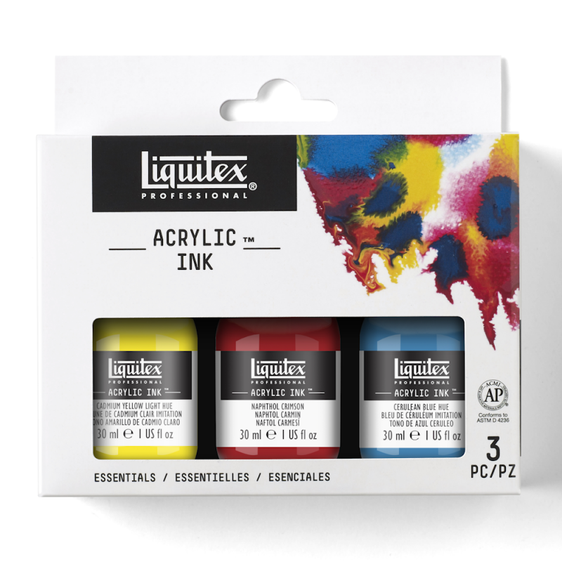 Pro Acrylic Ink Essentials Set (3pc)