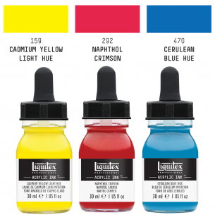 Pro Acrylic Ink Essentials Set (3pc) Pro Acrylic Ink Essentials Set (3pc)