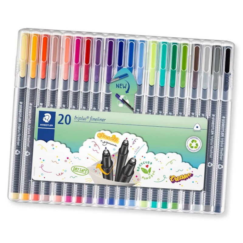 Triplus 334 Fineliner Desktop Set (20pc)