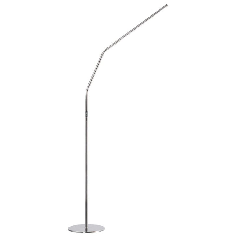 Slimline 4 Brushed Steel Floor Lamp